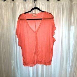 We The Free Neon Coral Shirt